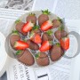 Молочный в круглой коробке
