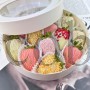 Клубничный набор "Любимой" в круглой коробке