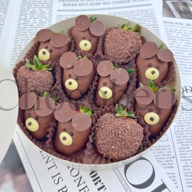 Мишки в круглой коробке