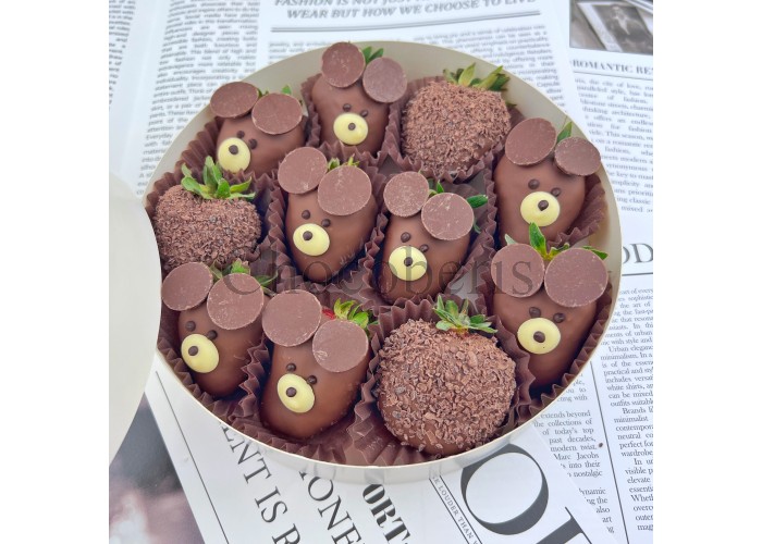 Мишки в круглой коробке
