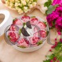 Клубничный набор "Райское наслаждение" в круглой коробке