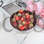 Клубничный набор "Идеал" в круглой коробке