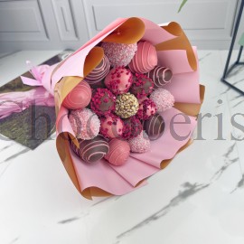 Букет из клубники в шоколаде "Интрига"