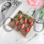  Молочный шоколад +свежая клубника 9